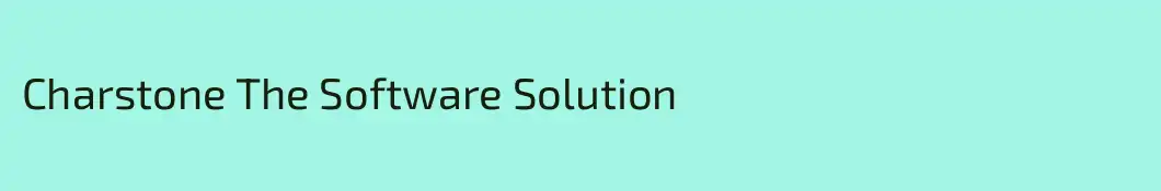 Charstone The Software Solution 